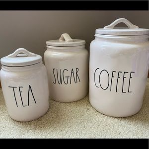 Rae Dunn canisters